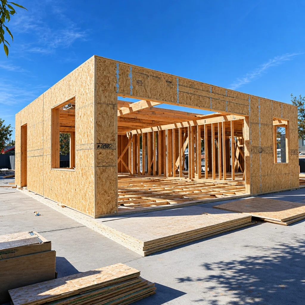 Estructura y Paneles SIP en Obra